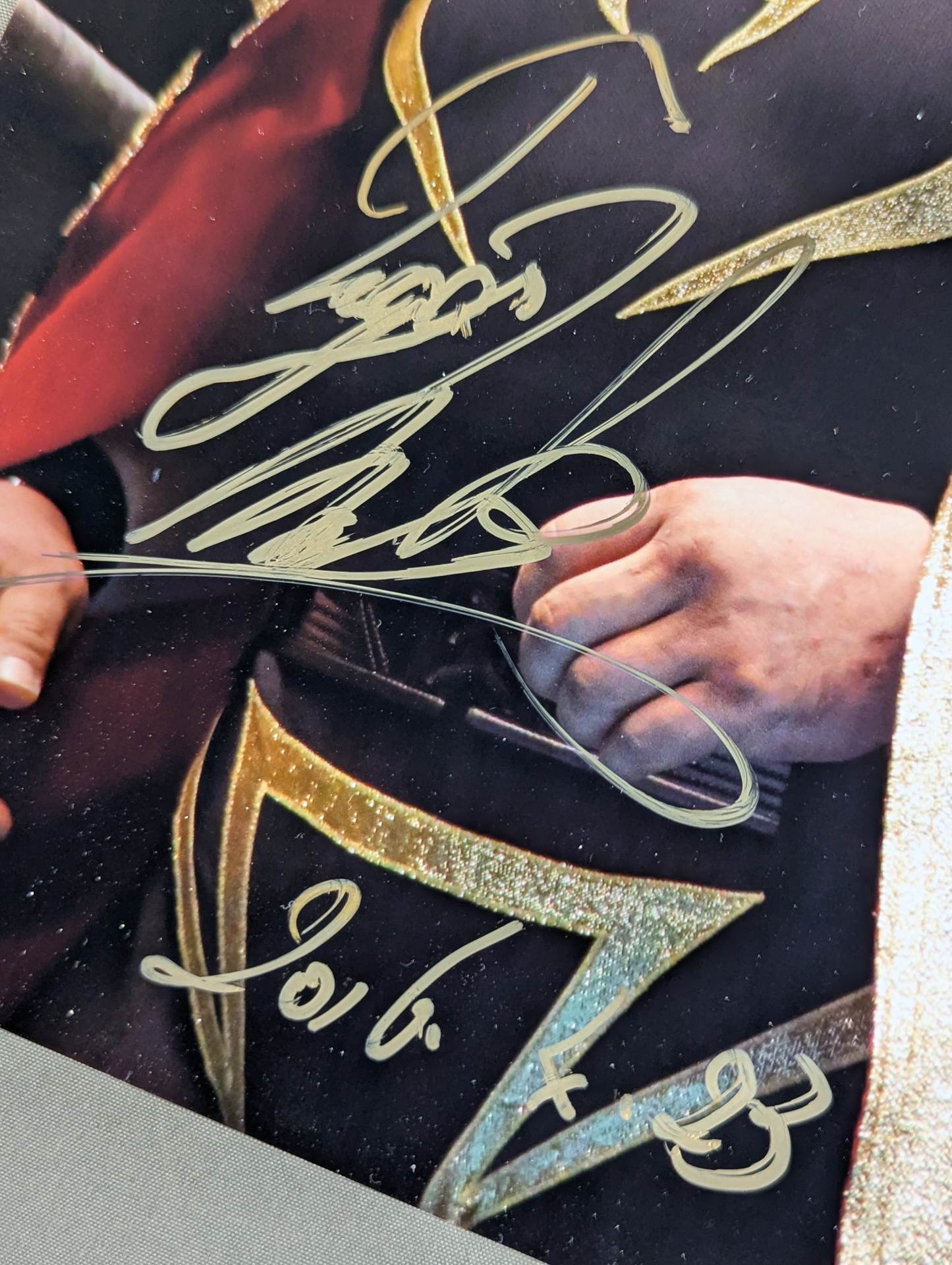 The first Tiger Mask hand signed autograph  framed large format photo 