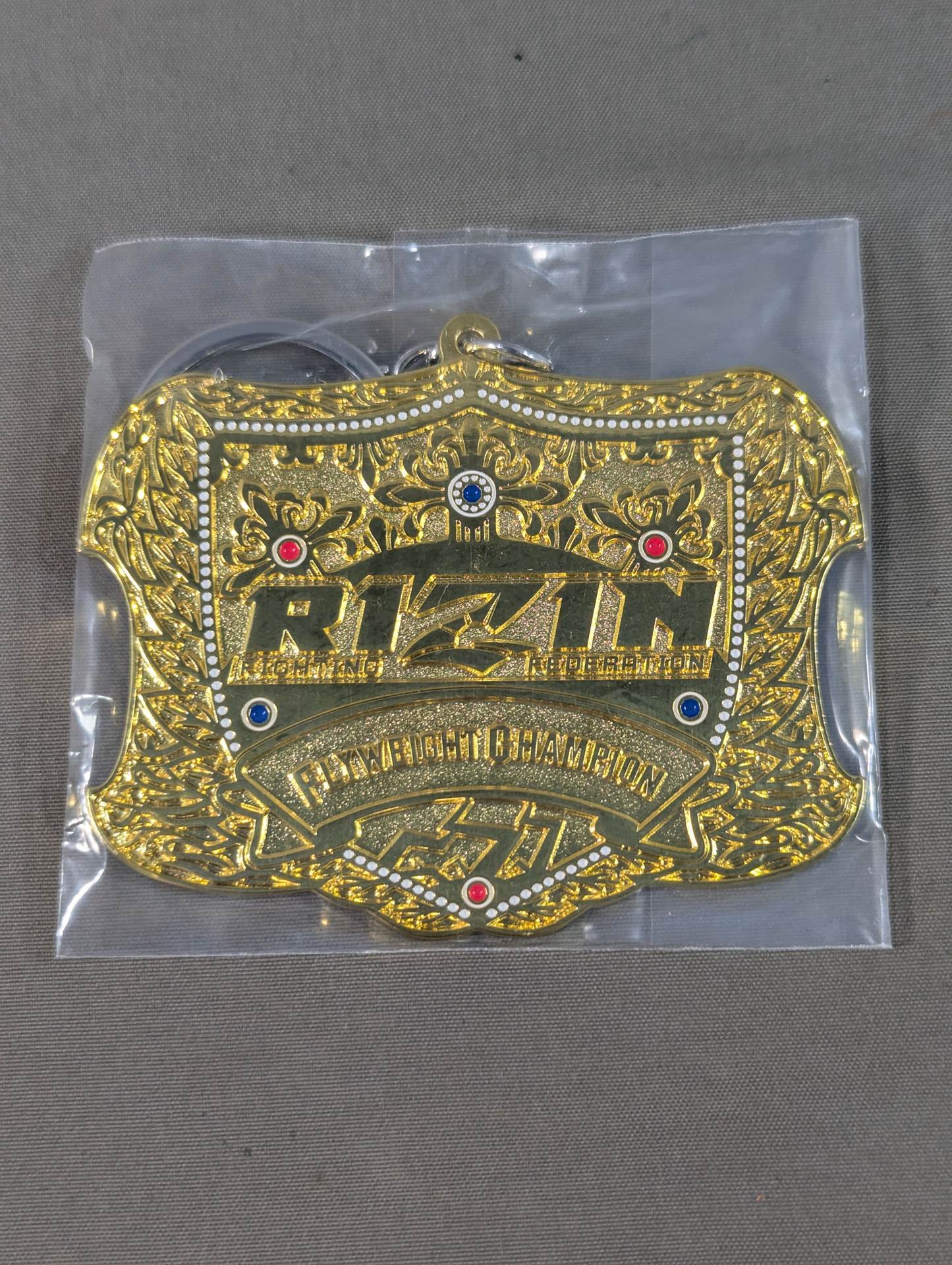 RIZIN Flyweight Champion Belt Metal Charm (Ichiban Lottery)