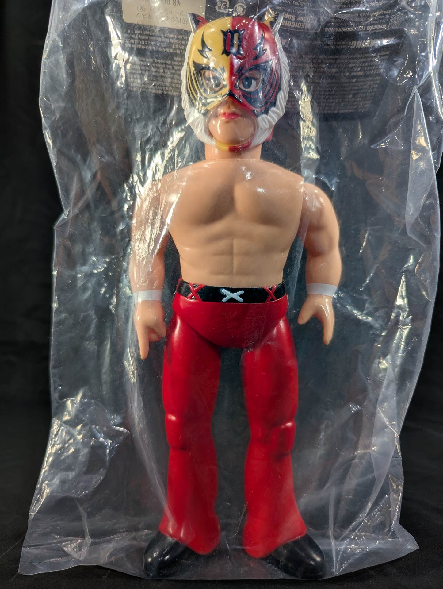 ★ソフビ・ファイティングシリーズ★ 初代タイガーマスク(ツートンカラー版)