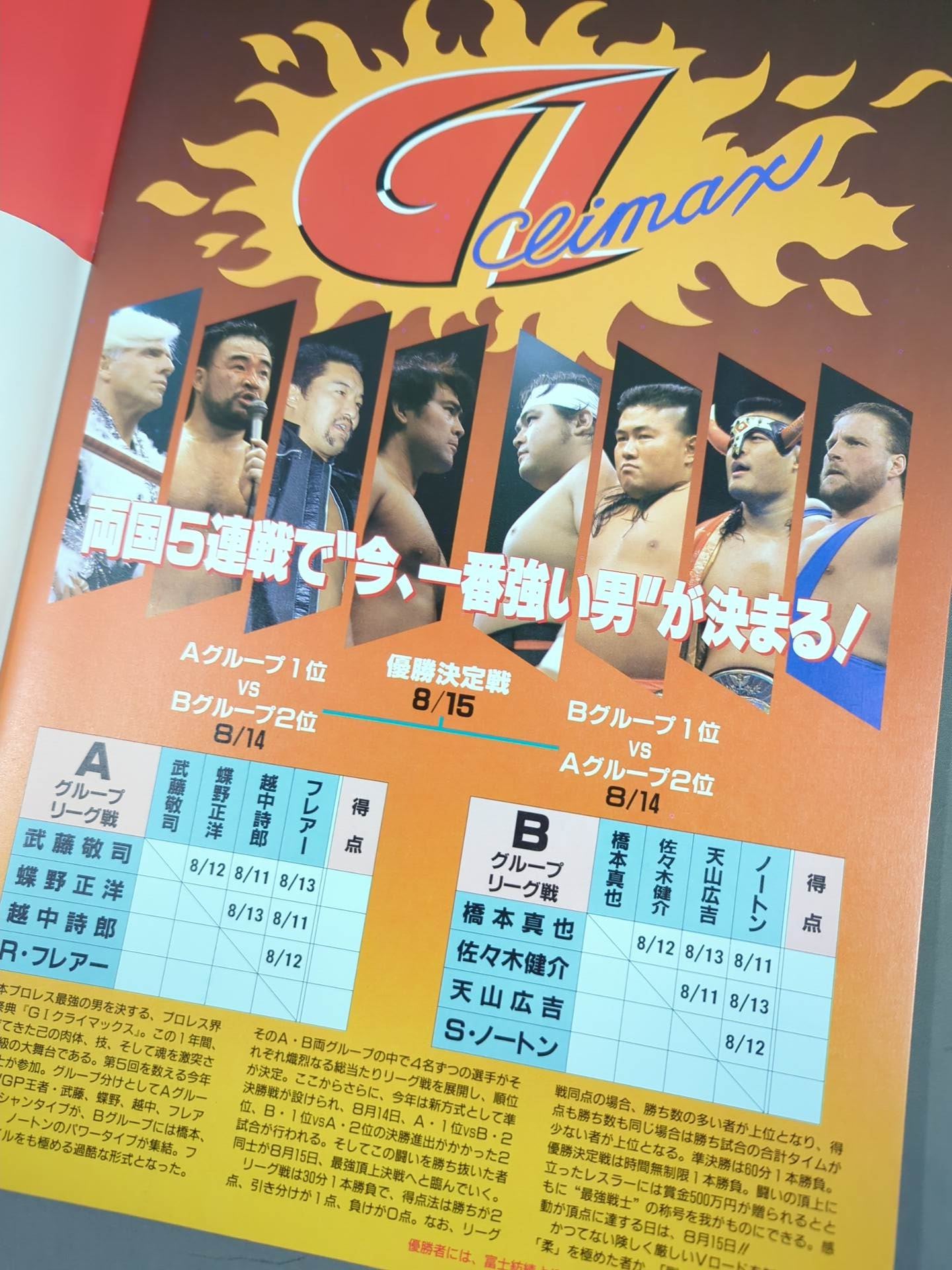 ★1995 G1 Finals ★ Fighting Spirit Special 107