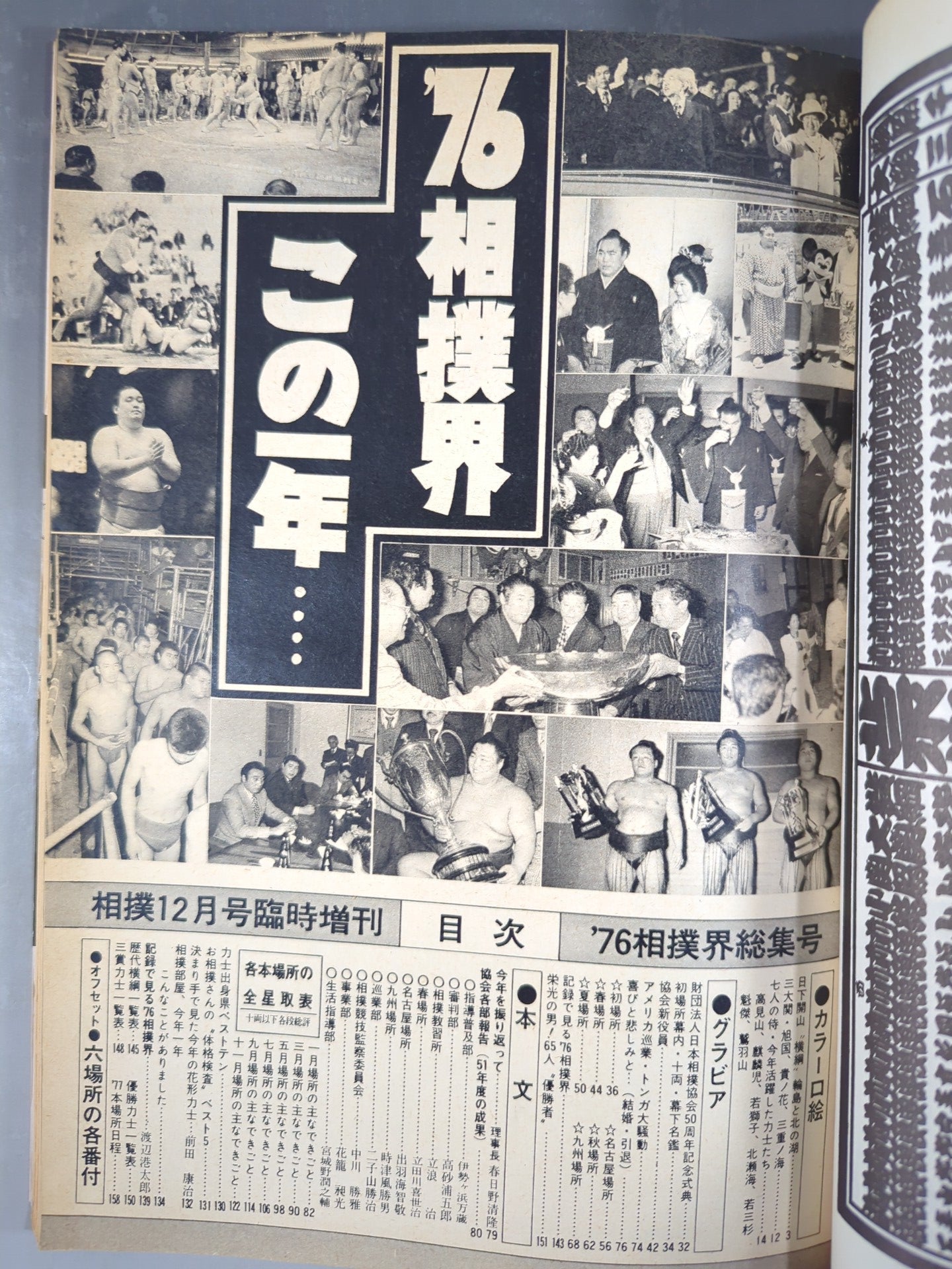 るるぶ 1976年12月号 相撲 1976年12月号増刊 – 闘道館