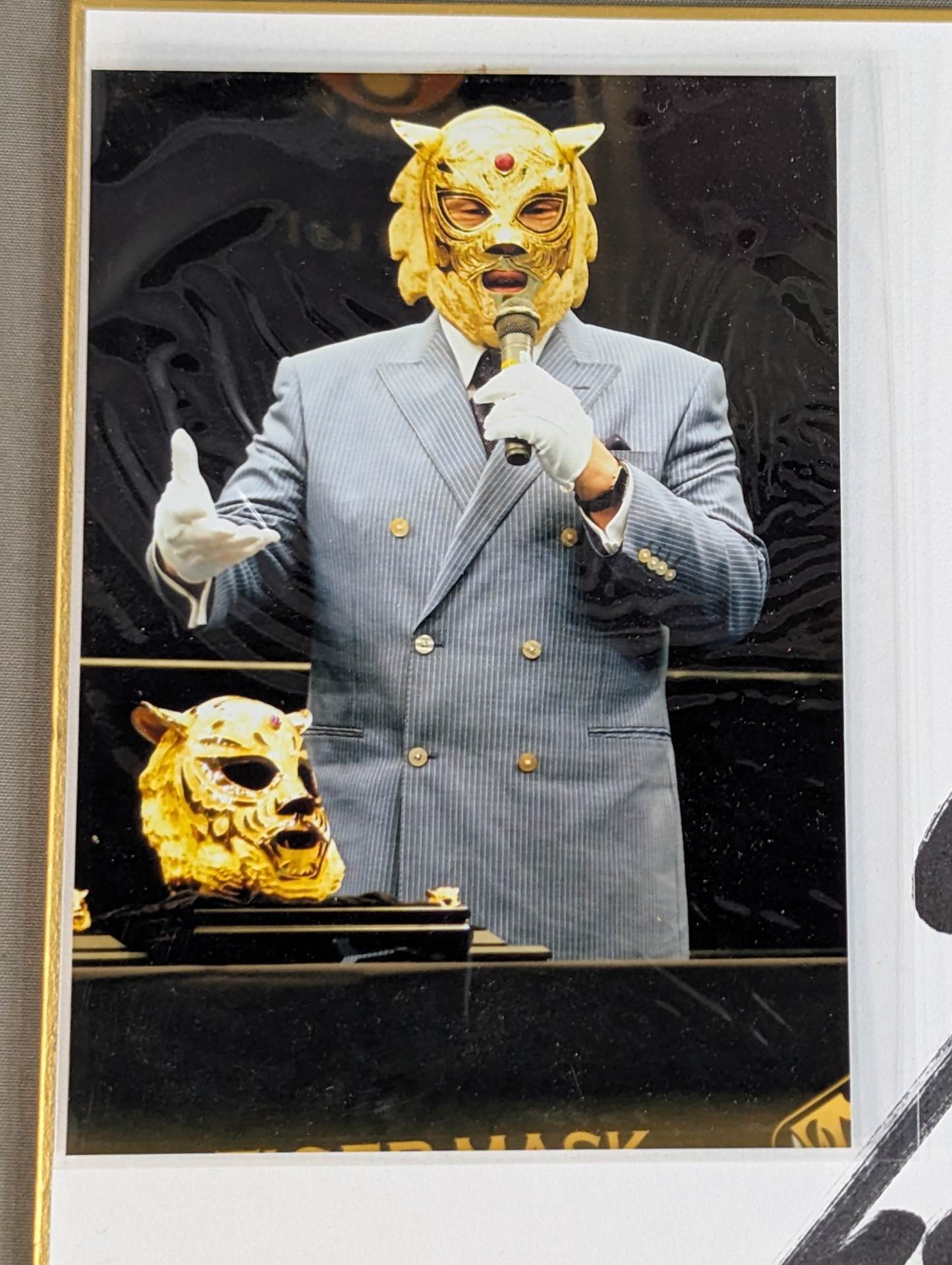 The first Tiger mask (photo attached)