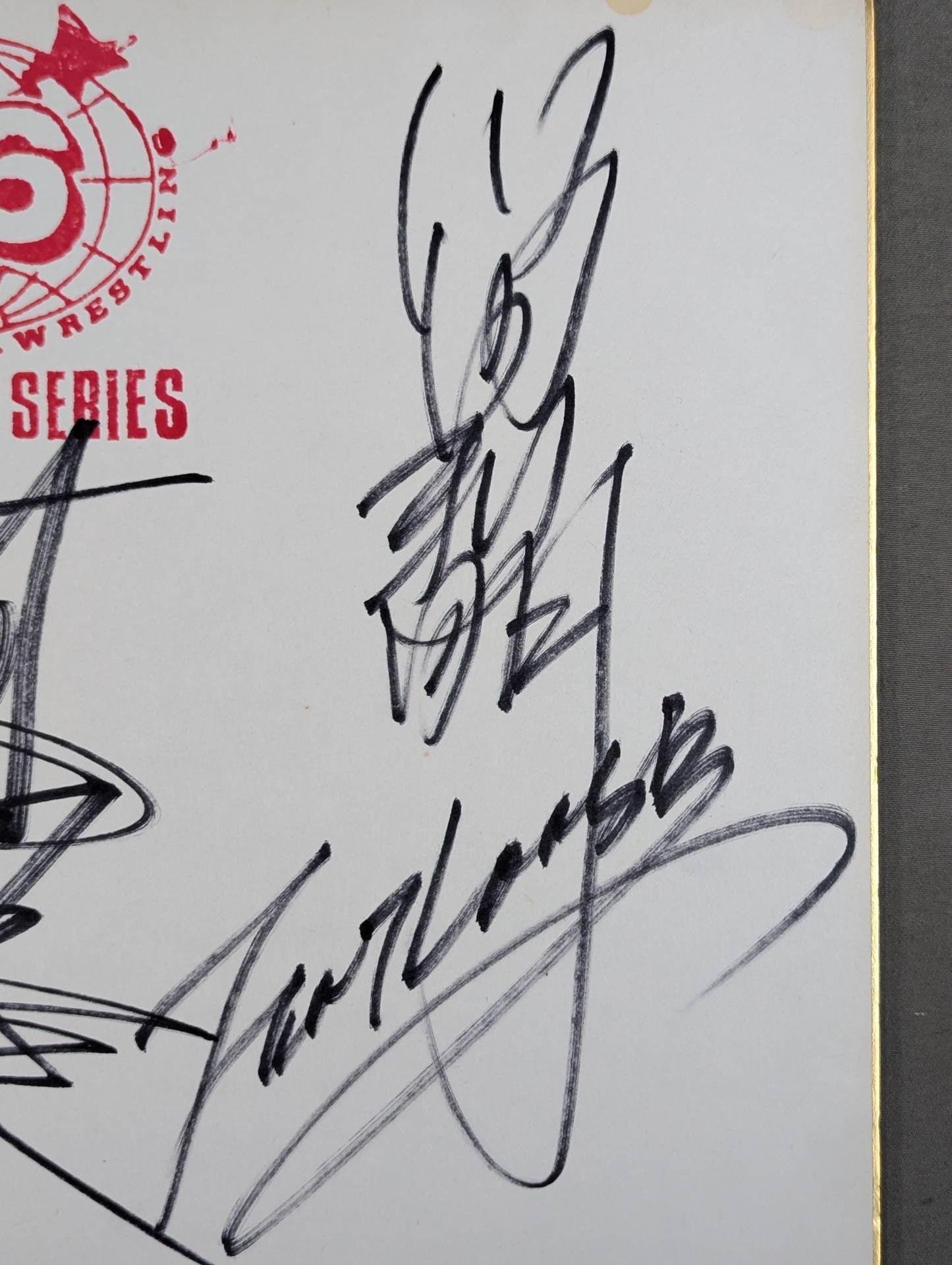 ★ Footloose ★ Toshiaki Kawada & Samson Fuyuki (88 Giant Series Shikishi ( Autograph board ) ) ) )