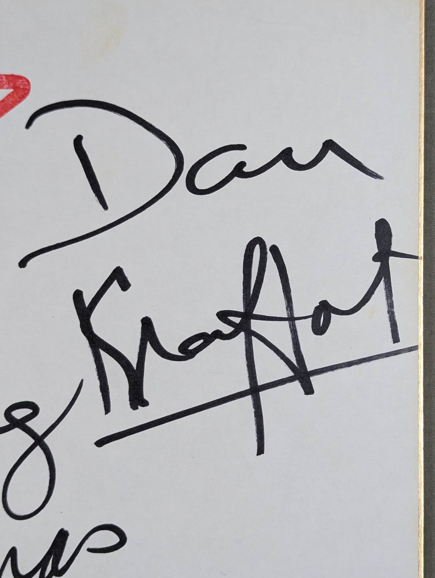 ★ Can-Am Express ★ Doug Furnas & Dan Kroffat (Danny Kroffat)  (89 Real World Tag League Shikishi ( Autograph board ) )