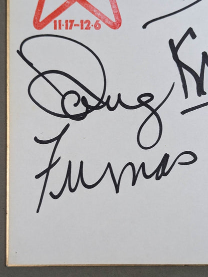 ★ Can-Am Express ★ Doug Furnas & Dan Kroffat (Danny Kroffat)  (89 Real World Tag League Shikishi ( Autograph board ) )