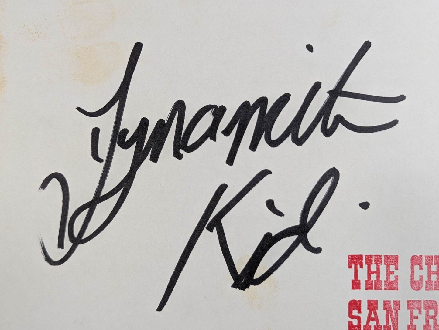 ★ British Bulldogs ★ Dynamite Kid & Davey Boy Smith (89) Real World Tag League Shikishi ( Autograph board ) )