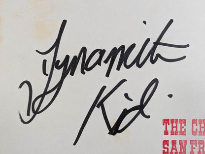 ★ British Bulldogs ★ Dynamite Kid & Davey Boy Smith (89) Real World Tag League Shikishi ( Autograph board ) )