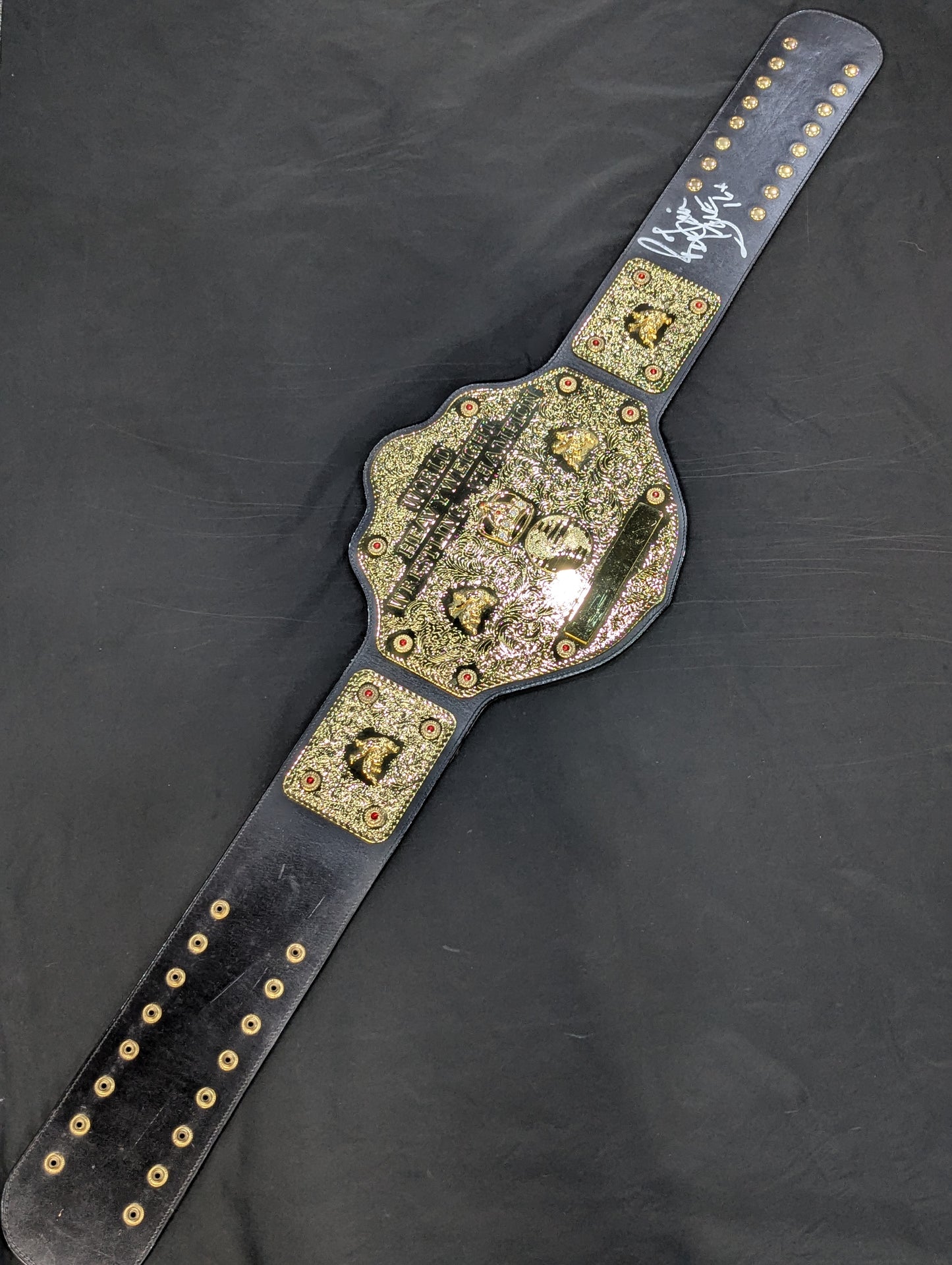 ★リック・フレアー  直筆サイン入り★ 世界ヘビー級王座チャンピオンベルト