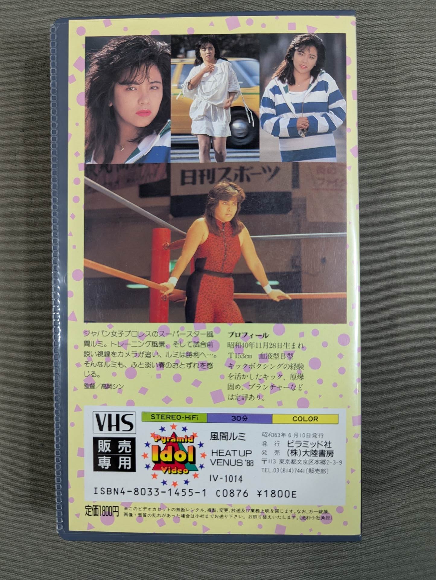 ☆女子プロレスのスーパースター☆ 風間ルミ HEAT UP VENUS '88 – 闘道館