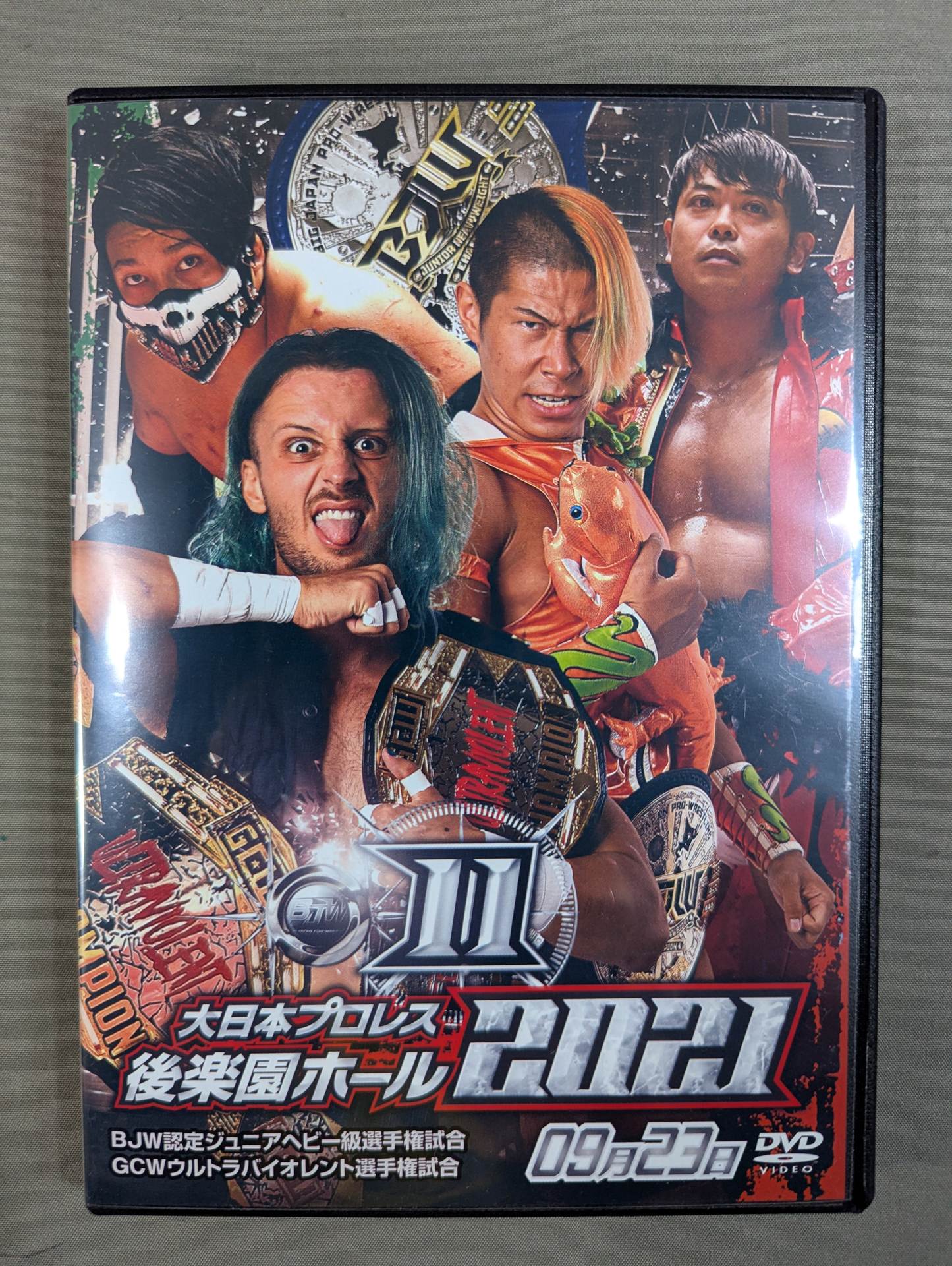 (11) Big Japan Pro Wrestling Korakuen Hall 2021 ★2021 0923 BJW Certified Junior Heavyweight fighters Championship Match & GCW Ultra Violent Fighters Power match ★