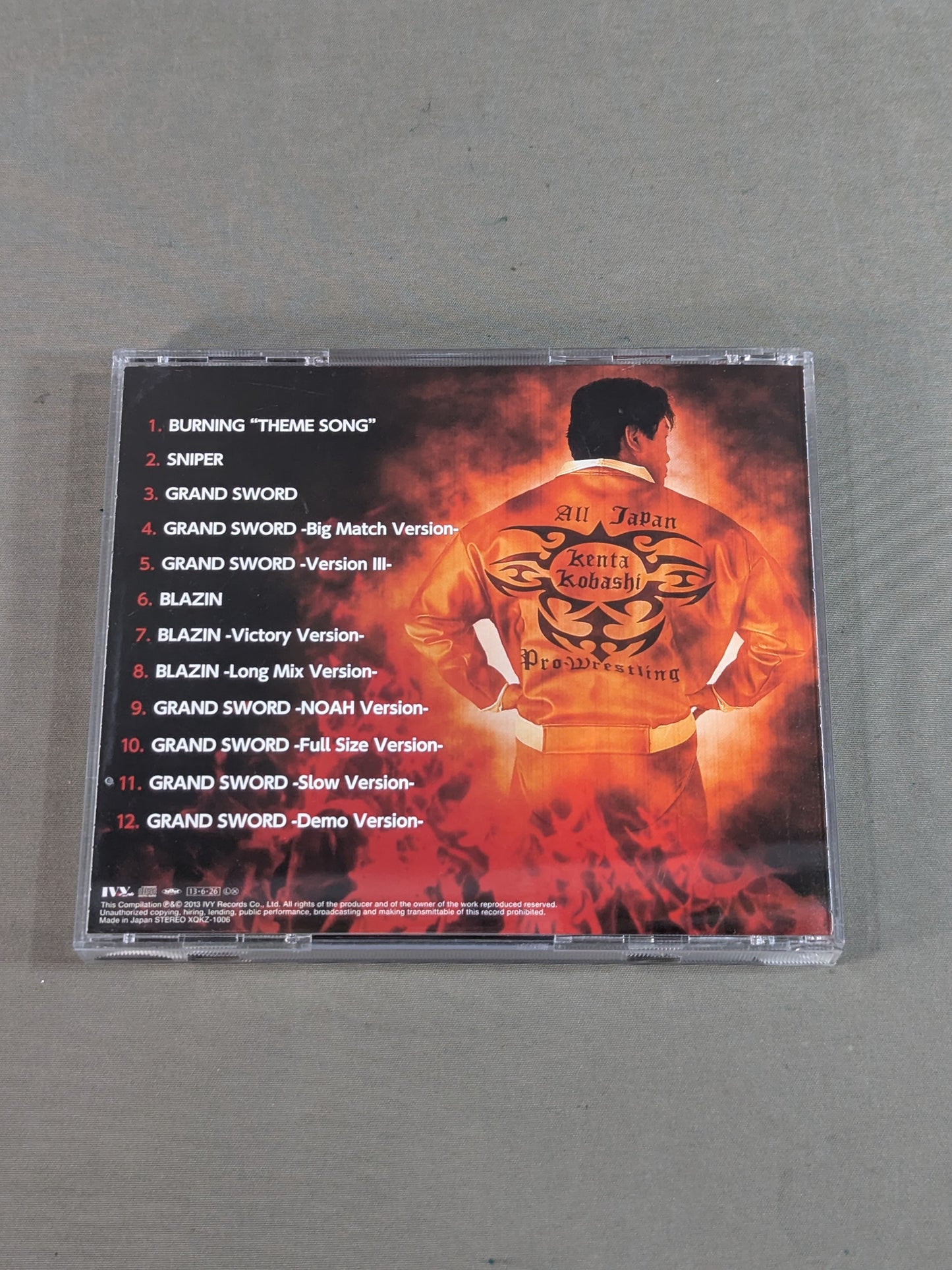 Kenta Kobashi  FINAL BURNING -THE COMPLETE THEME SONG COLLECTION-