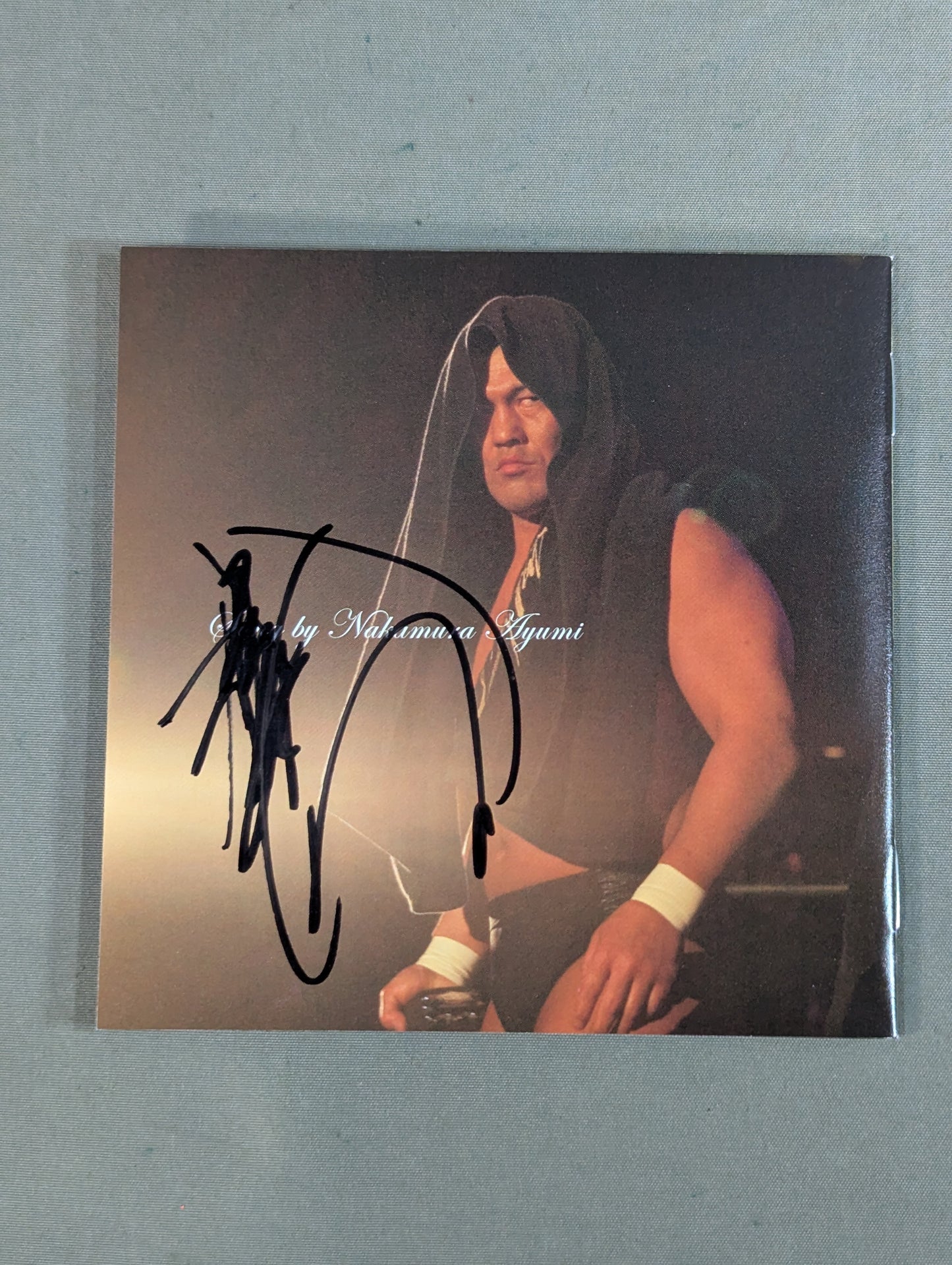【Minoru Suzuki hand signed autograph 】"Be the wind" ~I have to be lonely warrior tonight~ / Ayumi Nakamura