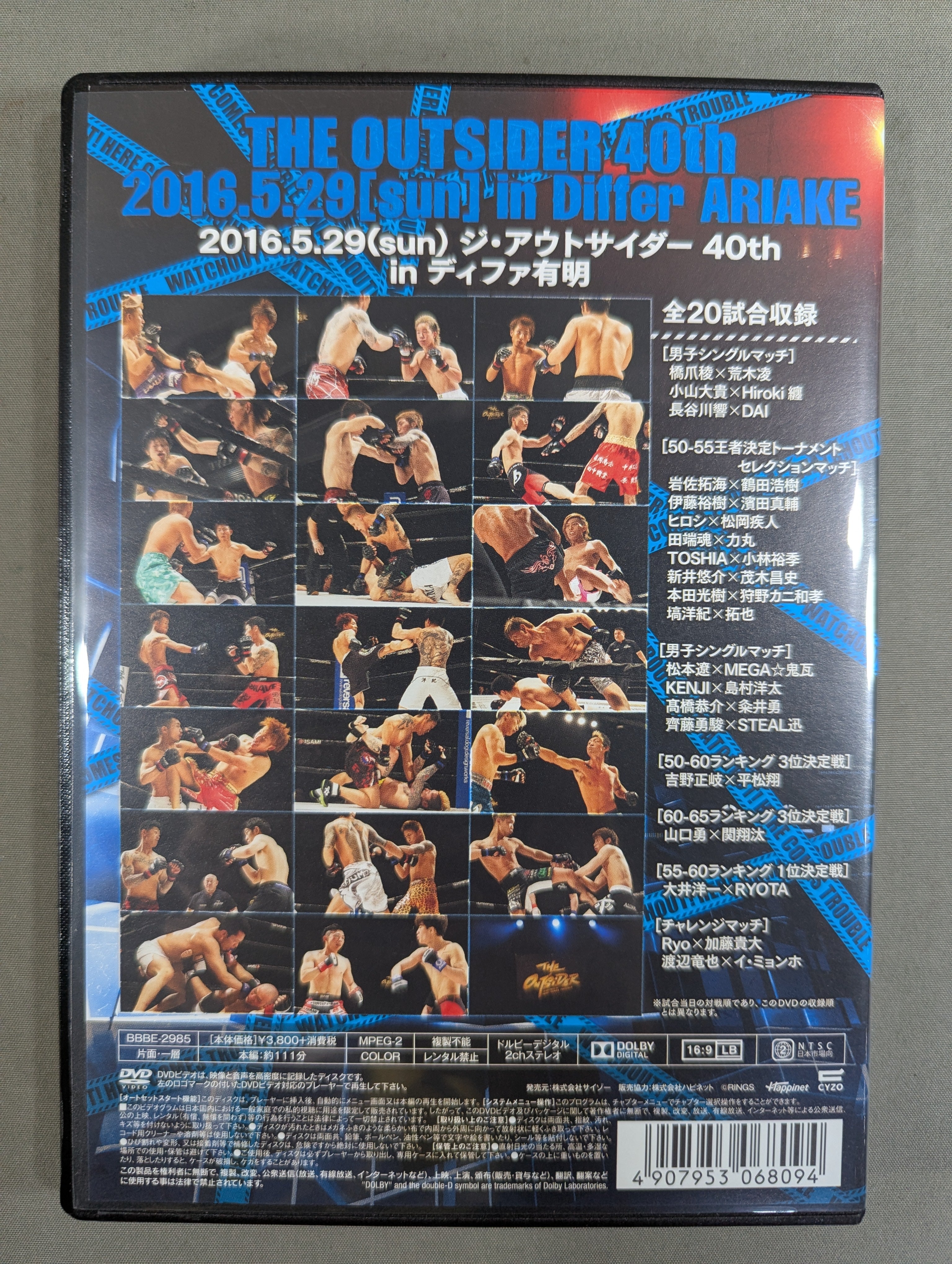 ジ・アウトサイダー 40th – 闘道館