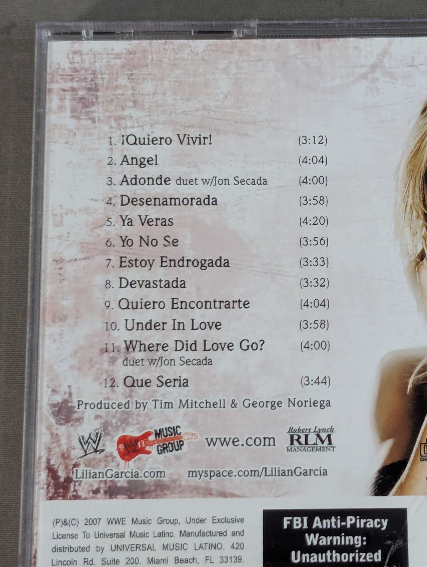 Lilian Garcia / ! Quiero Vivir! (Import Plate)