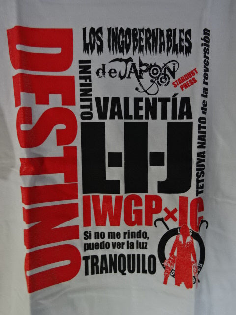 内藤哲也 IWGP・IC 王座獲得記念Tシャツ①(ホワイト)