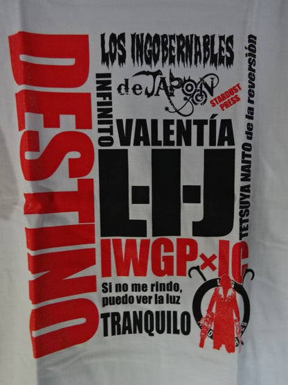 内藤哲也 IWGP・IC 王座獲得記念Tシャツ①(ホワイト)