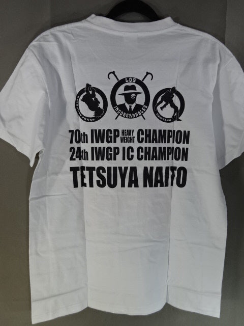 内藤哲也 IWGP・IC 王座獲得記念Tシャツ①(ホワイト)