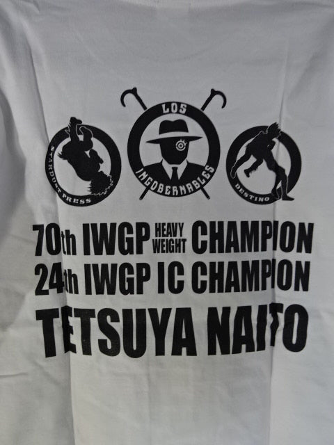 内藤哲也 IWGP・IC 王座獲得記念Tシャツ①(ホワイト)