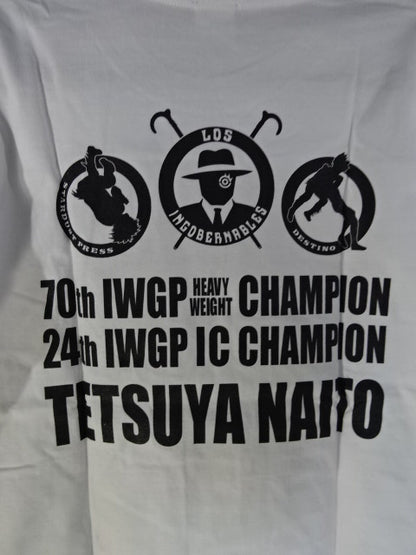 内藤哲也 IWGP・IC 王座獲得記念Tシャツ①(ホワイト)