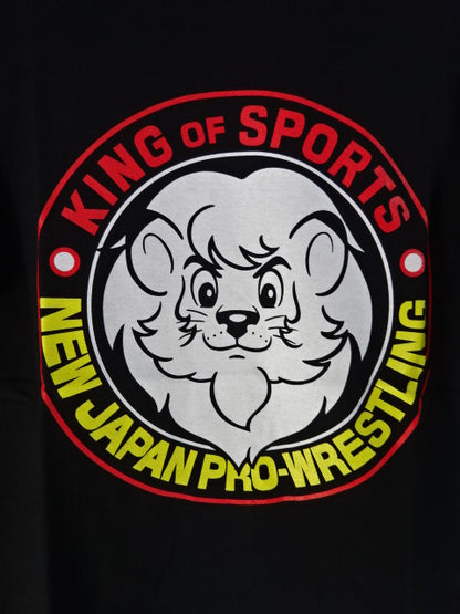 Saitama Seibu Lions ×New Japan Pro Wrestling  Collaboration T-Shirt (1) (Black)