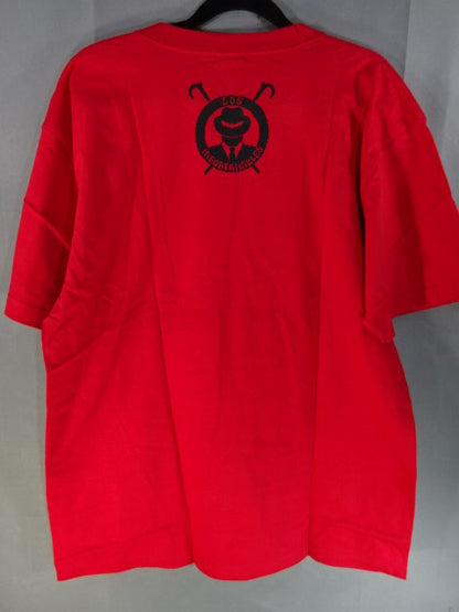 L.I.J. "DOTSWRESTLER" T-shirt (1) (red)