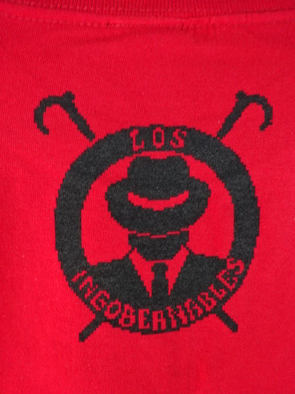 L.I.J. "DOTSWRESTLER" T-shirt (1) (red)