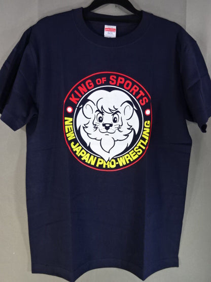 Saitama Seibu Lions ×New Japan Pro Wrestling  Collaboration T-Shirt (2) (Navy)