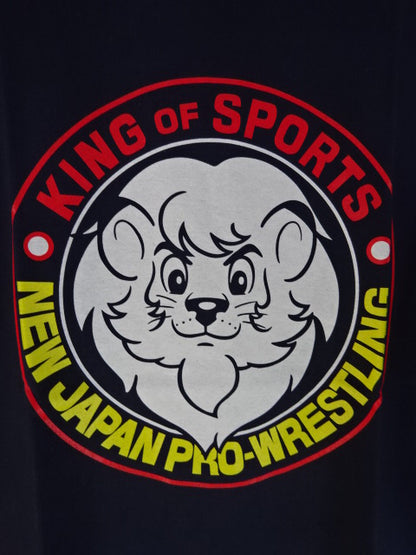 Saitama Seibu Lions ×New Japan Pro Wrestling  Collaboration T-Shirt (2) (Navy)