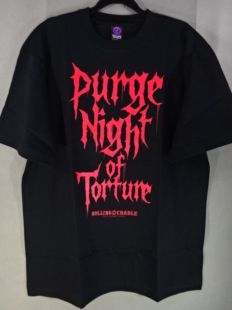 HOUSE OF TORTURE×ROLLING CRADDLE "Purge Night ~PURGE NIGHT OF TORTURE~" T-shirt