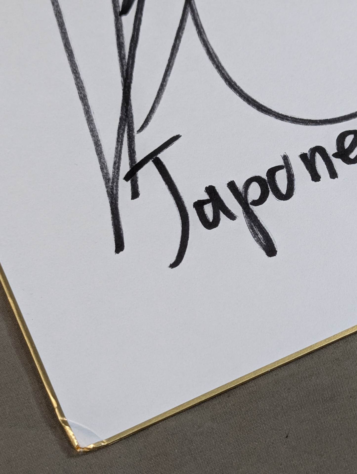 DOUKI(Lion Mark Shikishi ( Autograph board ) )