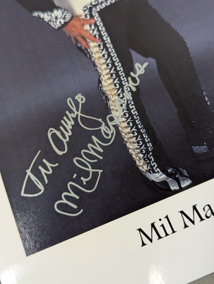 Mil Mascaras  hand signed autograph Pro-Photo (A-1)