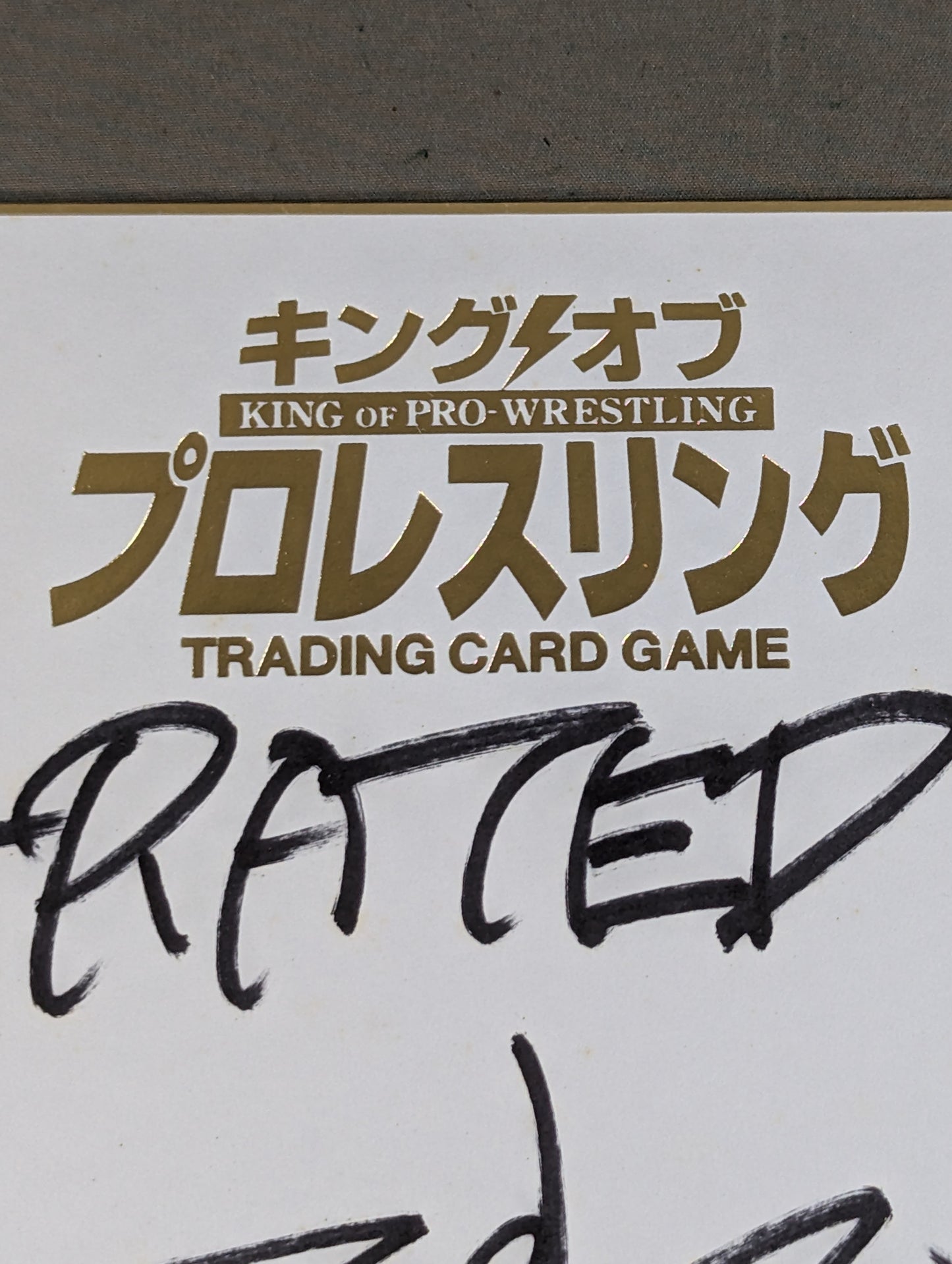 Yujiro Takahashi (King of Pro-wrestling  only) Shikishi ( Autograph board ) )