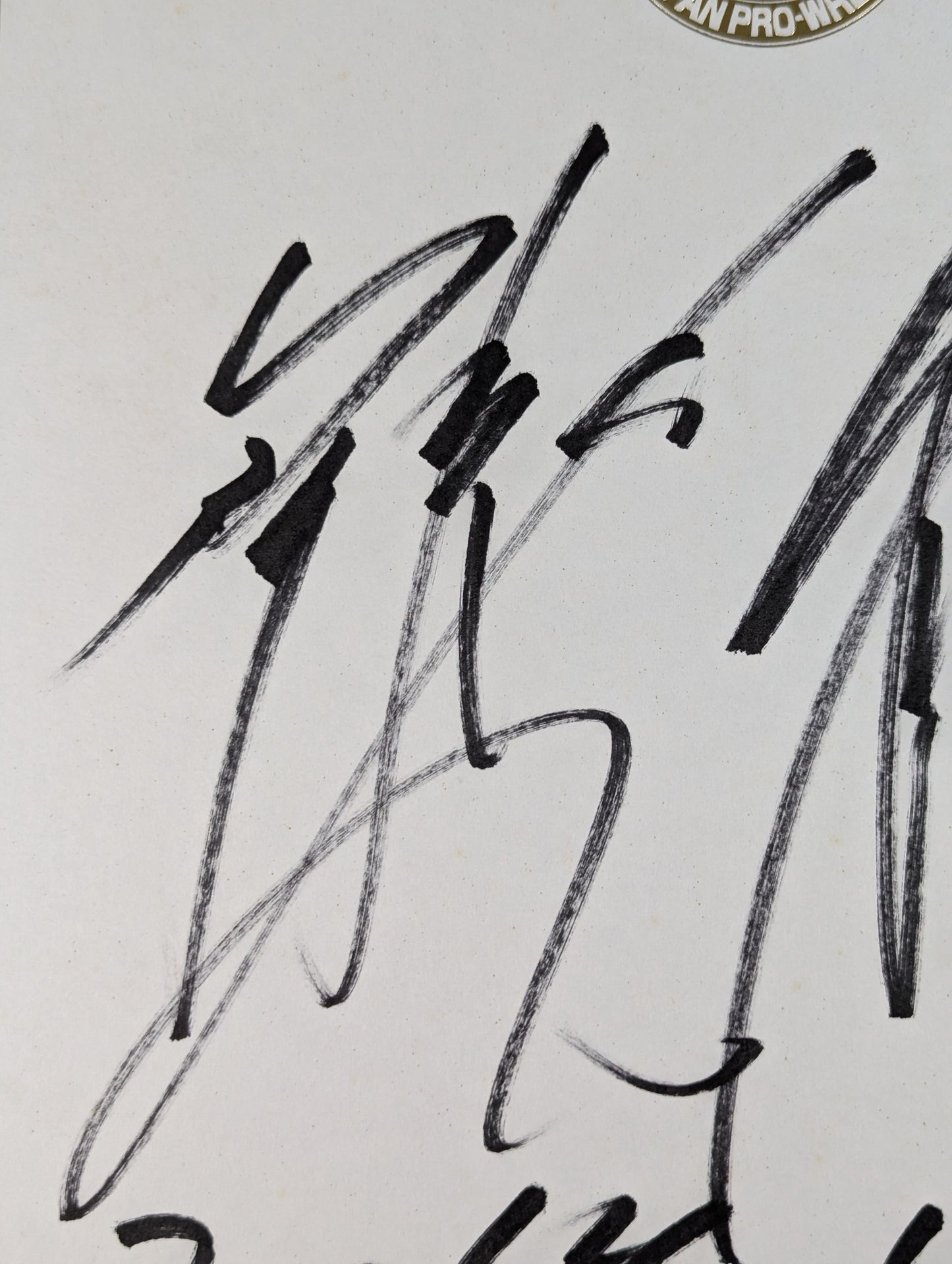 ★ Classmate tag ★ Hirooki Goto & Katsuyori Shibata (Lion Mark Shikishi ( Autograph board ) )
