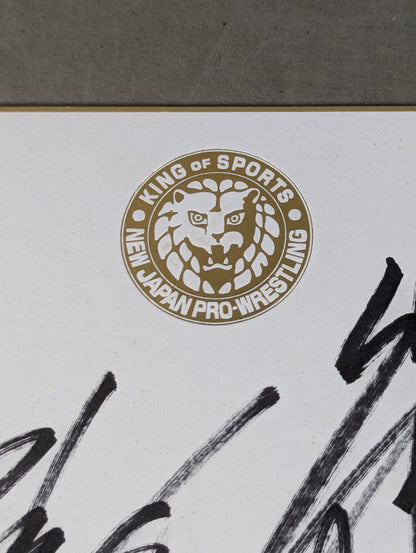 ★ Classmate tag ★ Hirooki Goto & Katsuyori Shibata (Lion Mark Shikishi ( Autograph board ) )