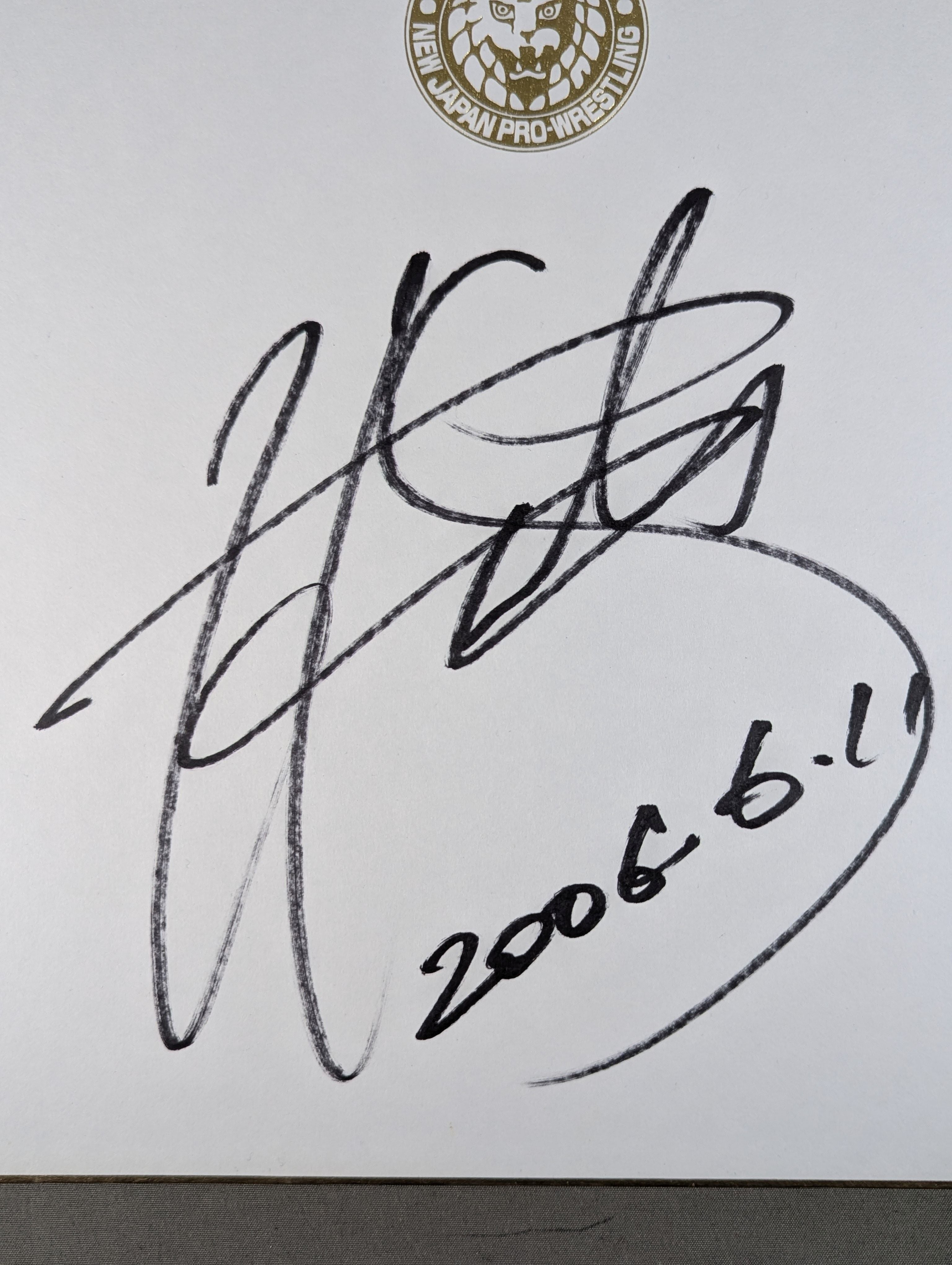 YOSHI-HASHI(ライオンマーク色紙) – 闘道館