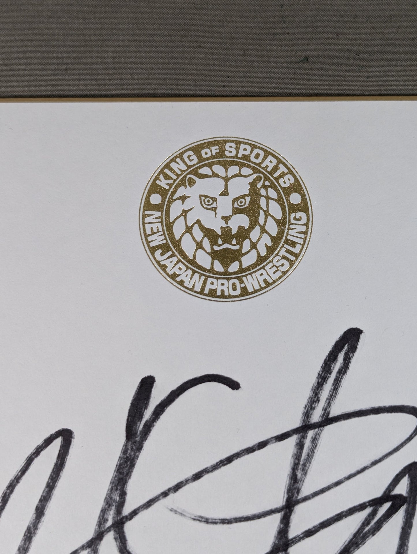 YOSHI-HASHI(Lion Mark Shikishi ( Autograph board ) )