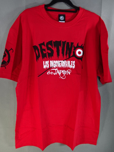 Tetsuya Naito "DESTINO" T-shirt (1) (Red)