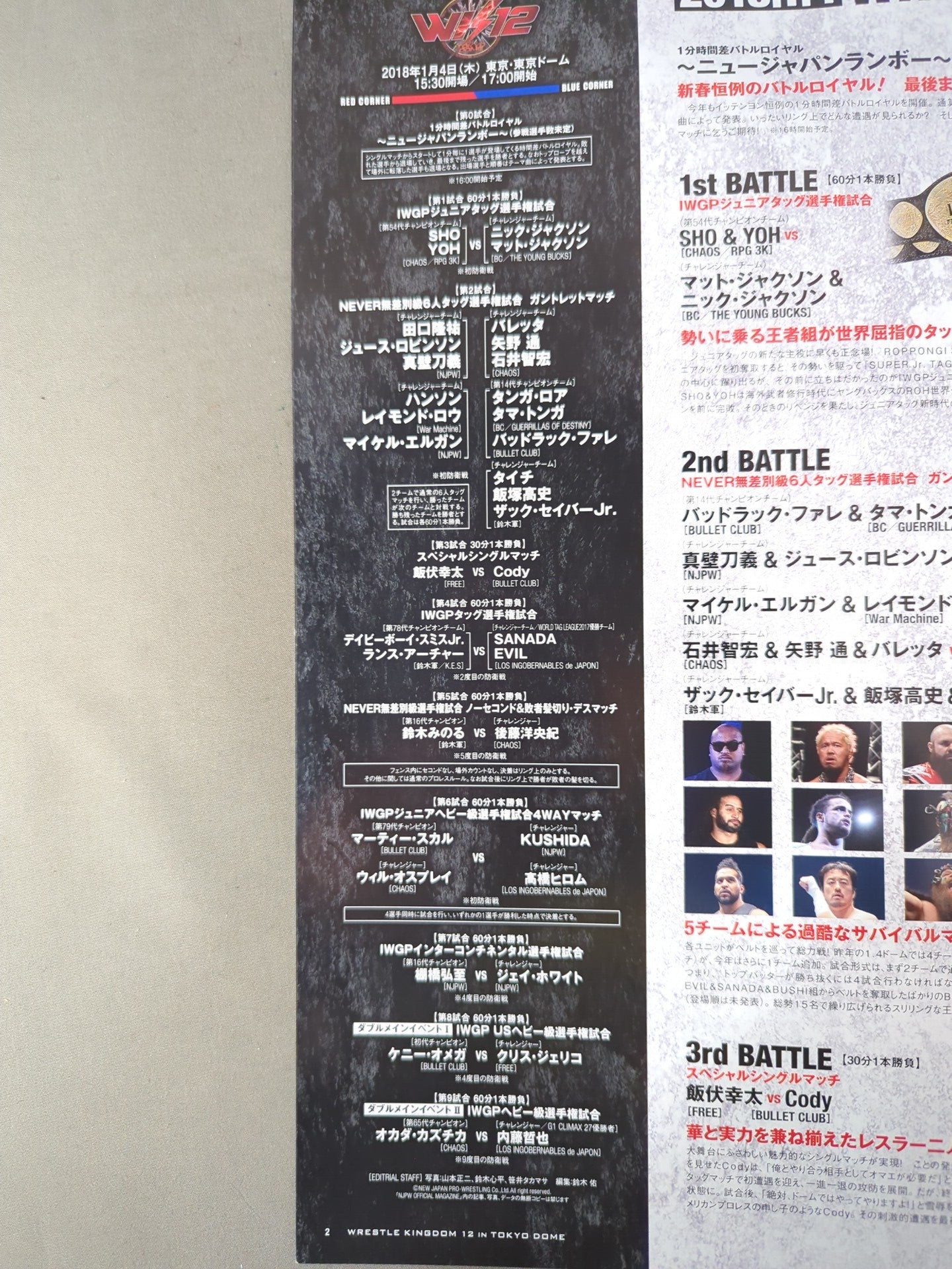 WRESTLE KINGDOM 12