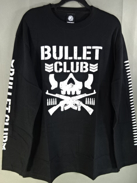 BULLET CLUB ロングスリーブ Tシャツ①(ビッグロゴ)