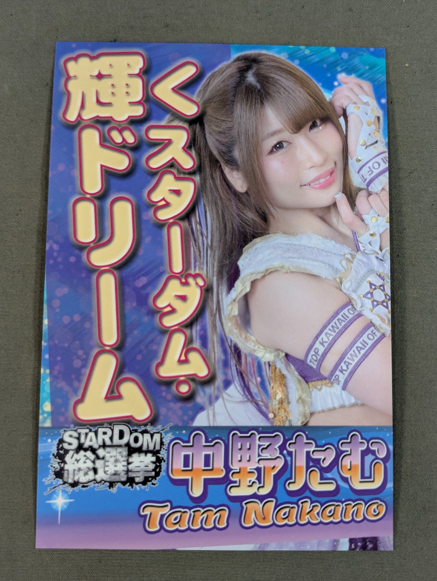Tam Nakano  Stardom General Election Postcard