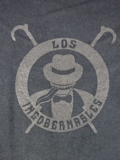 BUSHI  "INGOBERNABLES" T-Shirt (1) (Black× Black)