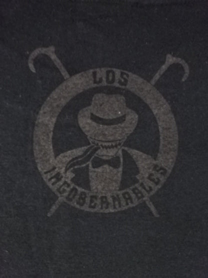 BUSHI  "INGOBERNABLES" T-Shirt (1) (Black× Black)