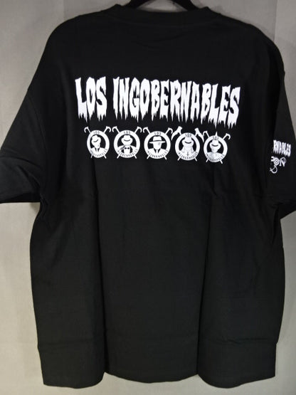 L.I.J. T-shirt (6) (Black× White)