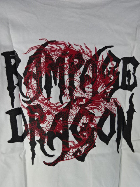 Shingo Takagi  "RAMPAGE DRAGON" T-Shirt (2) (White)