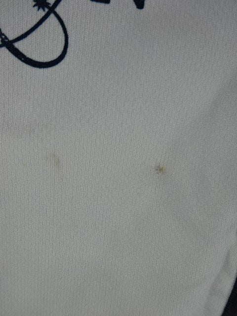 BUSHI  Baseball shirt (white×navy)