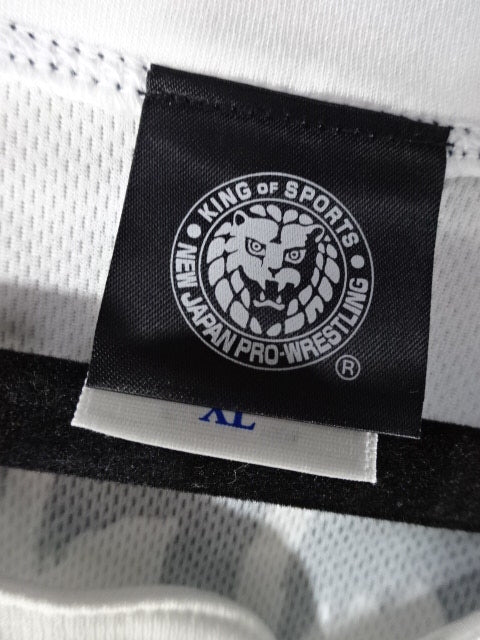 BUSHI  Baseball shirt (white×navy)