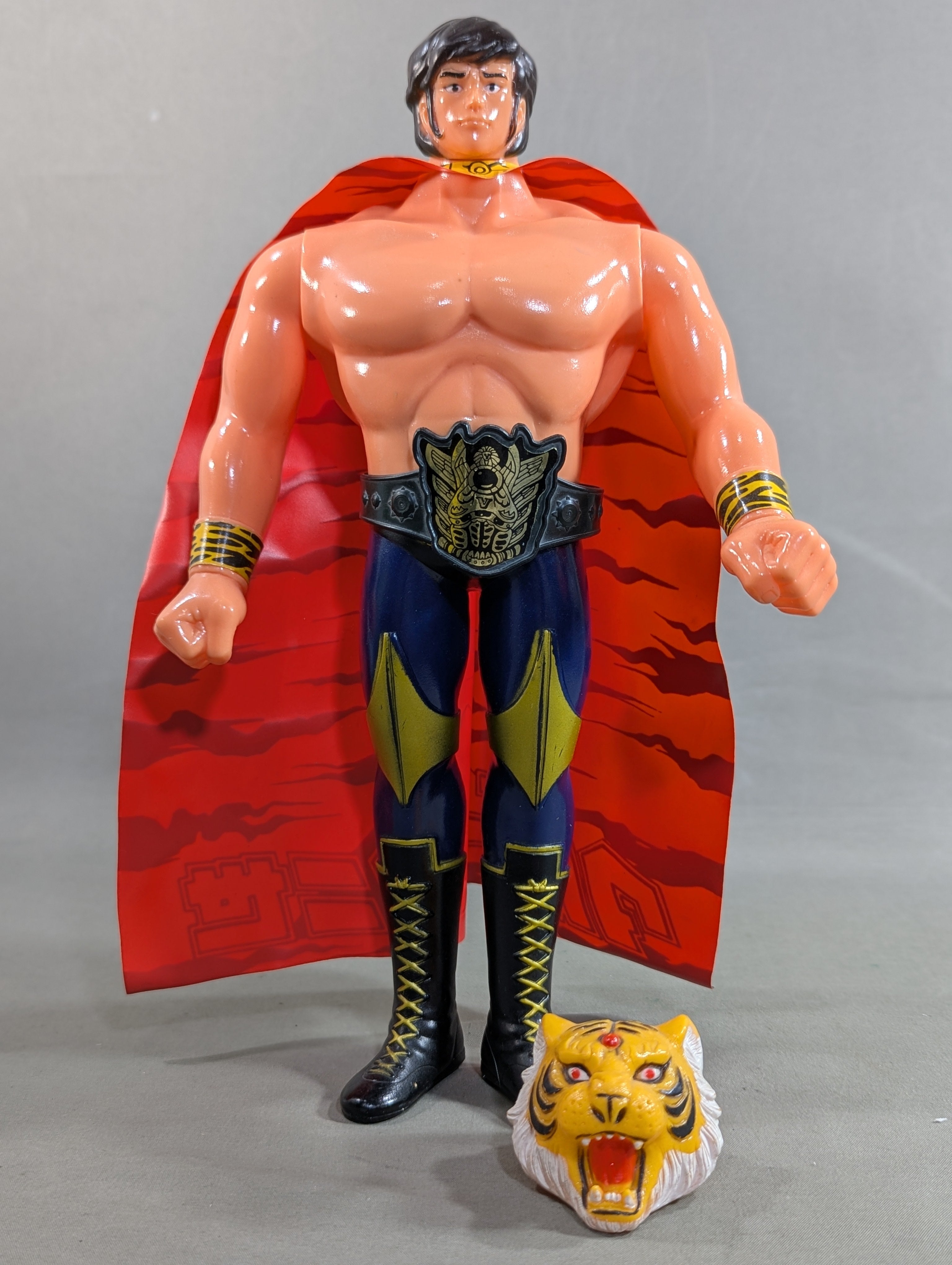 ☆80年代当時モノ☆ ポピー製 タイガーマスク二世 BIGサイズ ソフビ