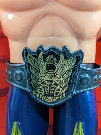 ★80s Original ★ Poppy Tiger Mask II BIG Size Soft Vinyl Doll