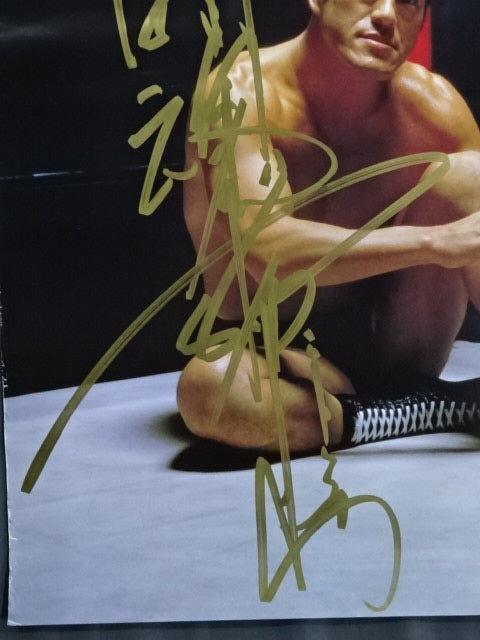 ★ Fighting spirit, hand signed autograph !! ★ Antonio Inoki  Posters(1)