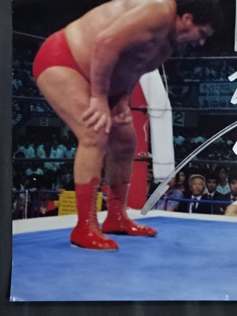 ★ Fighting spirit, hand signed autograph !! ★ Antonio Inoki  Posters(3)